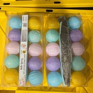 Party Paper Lantern Lights 2 boxes 31.5 inches each package